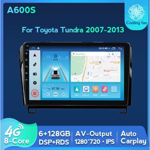2din 6GB+128GB Android Auto Car Multimedia Radio Video Stereo Player For Toyota Tundra XK50 2007 2008 2009 2010 2011 2012 2013