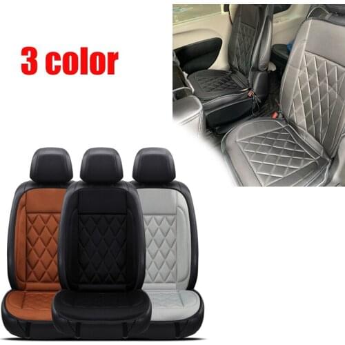 3 color 12V Heated Car Seat Covers Cushion Universal Seat Heater for Winter Heating Thermal Seatpad Auto Accessories