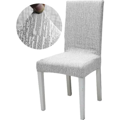 Jacquard Extensible washble Dining Chair Cover Spandex Slipcover Case for Chairs Kitchen Dining Room Chair Covers ElasticStretch