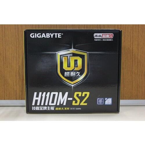 For Gigabyte H110M-S2 DDR4 Original new Motherboard H110M-S2 DDR3 H110 LGA 1151 support G4560 Micro-ATX