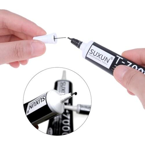 T7000 15ml Multifunctional Glue DIY Mobile Phone Screen Frame Epoxy Sealant Super Black Liquid Glue T-7000 Nail Polish