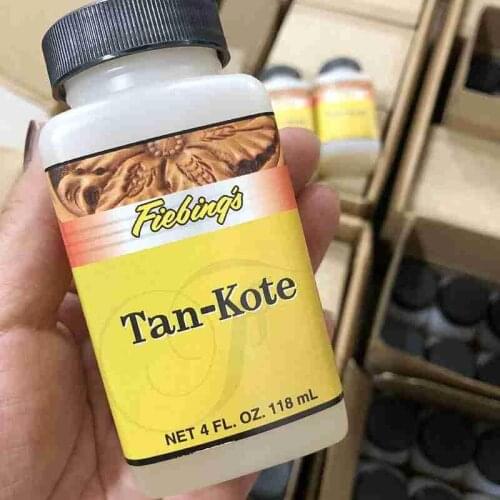 American Import Leather Tan-Kote 118ml/bottle Resin Coating sealant DIY Coloring Leathercraft Finish Agent waterproof