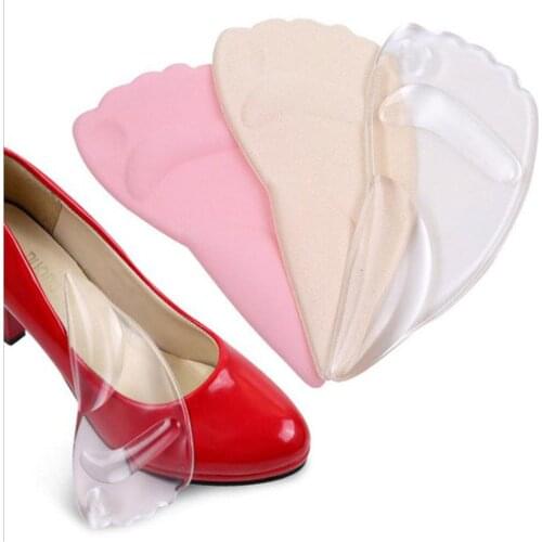 Foot Care Tool Shoe Patch Insoles Silicone Forefoot Pads Inserts Massager High Heels Anti-Slip Pain Relief Protect Forefoot