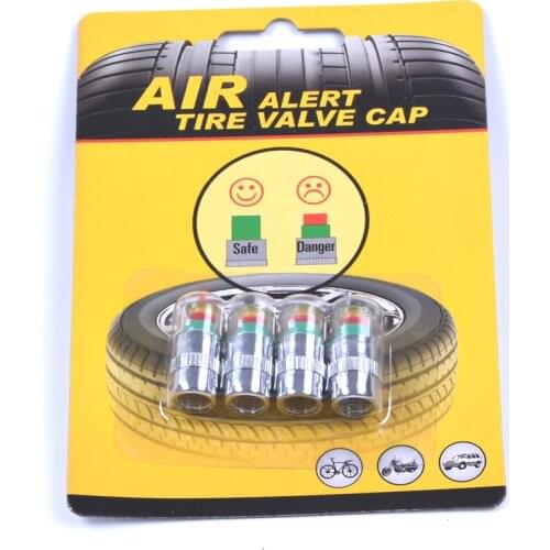 4x Car Styling 2.0/2.2/2.4bar Car Tire Pressure cap Diagnostic tools for kia rio k2 k3 for Dacia Logan mcv 2 for Hyundai Tucson