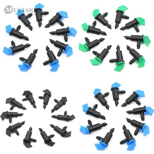 MUCIAKIE 15PCS 4L 8L 16L Flag Dripper Garden Sprinkler Agriculture Irrigation Greenhouse Plant Watering Sprayer Conenct 4mm Hose