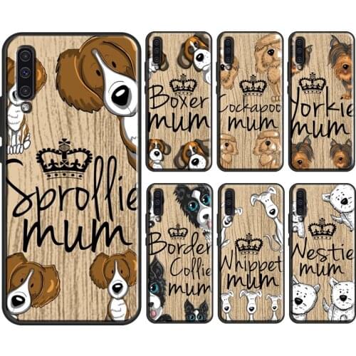 Labrador Jack Russell Corgi Mum Dog Soft Case For Samsung A21S A20e A10 A20 A40 A50 A70 A12 A52 A11 A31 A41 A51 A71 M31 Coque