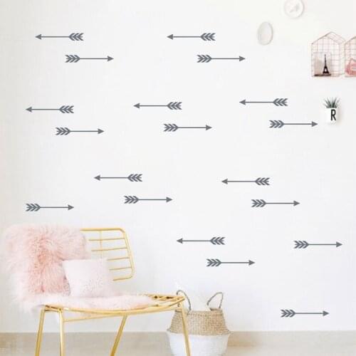 Cartoon Arrow Wall Stickers Vinyl Wall Decals, Removable Child Room Decoration Art Modern Wall Decors Free Shipping
