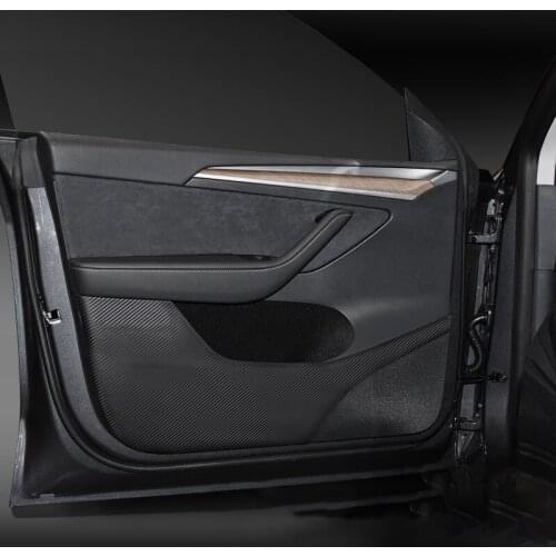 For Tesla Model Y 2021 Invisible Car Door Anti Kick Pad Protection Side Edge Film Protector Stickers