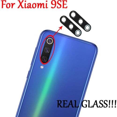 2PC 100% New Rear Back Camera Glass Lens Cover with Adhesive For Xiaomi 9 SE 9SE Mi9SE Fast Ship