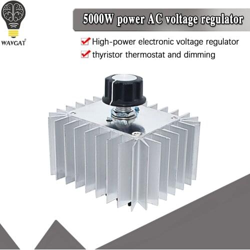 AC 220V 5000W SCR PWM Motor Speed controller Light Dimming Dimmers Thermostat regulator switch control Governor for Arduino