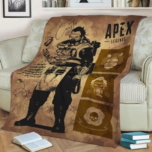 Apex Legends 3D Print Plush Blanket Throw On Sofa Home Decor Soft Warmth Washable Nap Blanket Dropshipping