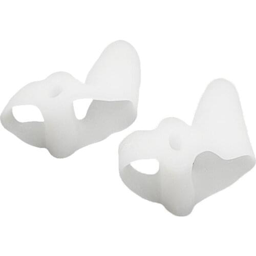 Bunion Toe Separators Soft Silicone Big Toe Protector Pad Straightener For Hallux Valgus Overlap Toes Relieve Bunion Pain