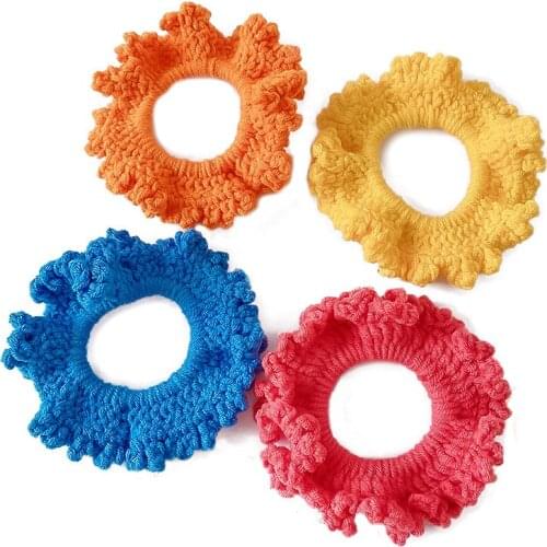 Knitted Wool High Elastic Hair Band Hot Selling Hair Rope Korean Style Hair Rings Hair Accessories Headpiece Ponytail Women Girl