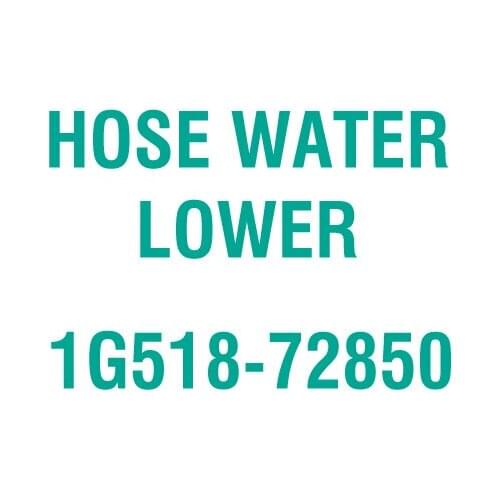 For Kubota 1G518-72850 HOSE WATER LOWER