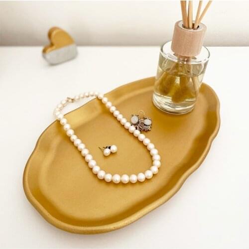 Terrazzo Cement Tray Mold Jewelry Storage Tray Silicone Mold Irregular Design Cosmetic Storage Dish Concrete Mold