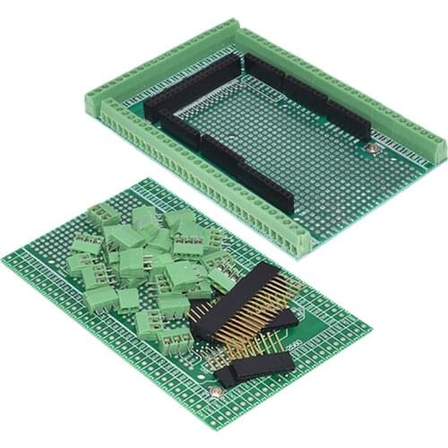 Compatible With MEGA2560 Double-side PCB Prototype Screw Terminal Block Shield Board Kit For Arduino Mega 2560 / Mega2560 R3