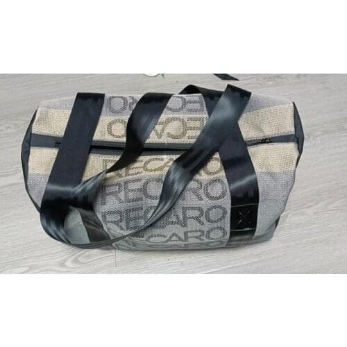 RECAR JDM Style Large Fabric Canvas Handbag Racing Duffle School Bags Outdoor Travel Luggage Bag Seat Harness