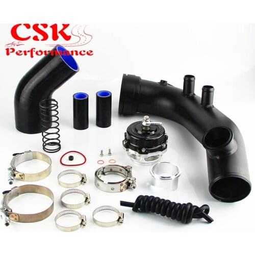 Intake Turbo Pipe +35Psi Q50 50mm BOV Kit Fits For BMW N54 E88 E90 E92 E93 135i 335i Blue / Red / Black