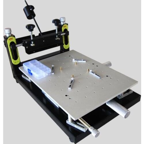 4432 SMT Stencil Printer for SMT Production Line, manual solder paste printer, silk printing table
