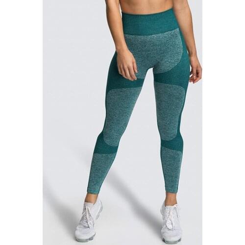 2020 Women Seamless Yoga Pants Flexible Push Up High Waist Leggings Gym Fitness Workout Breathable Sports Pants Running Joggings