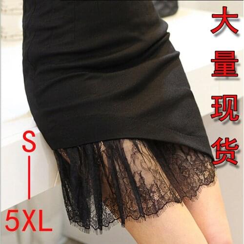Womens Skirts 2020 New Summer Above Knee Mini Skirts Sexy Office Lady Solid Pencil Skirts Cotton Empire Plus Size Womens Skirts