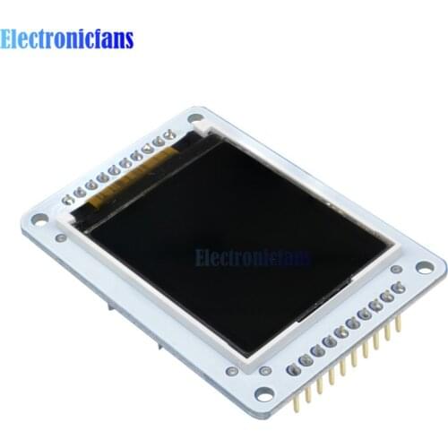 128x160 1.8 inch 1.8" TFT LCD Screen SPI Serial Interface Shield Module Micro SD Slot LED Backlight PWM For Arduino With Headers
