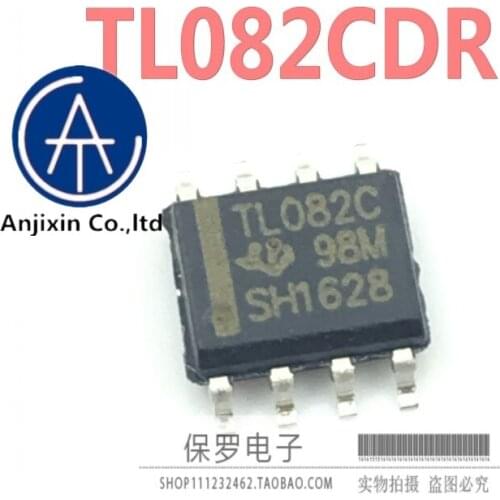 10pcs 100% orginal new operational amplifier TL082CDR TL082C TL082 SOP-8 real stock