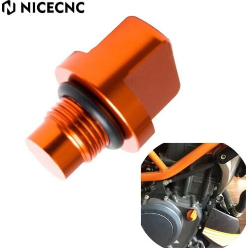 CNC Orange Oil Filler Plug Cap Bolt Fits Engine Oil Filler Sump Cap Cover Plug Lid For KTM RC 125/200/390 Duke All Year