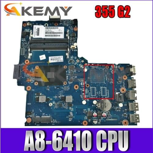 824452-001 824452-601 For HP Pavillion 355 G2 AM6410 Notebook Mainboard 6050A2612501 DDR3 Laptop Motherboard