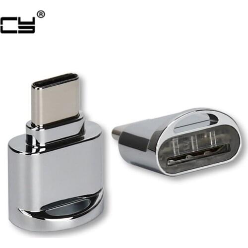 2pcs USB 2.0 Type C USB-C to Micro SD SDXC TF Card Reader Adapter for Macbook & Cell Phone