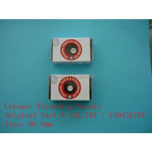 Charmilles d=1.8mm431.787C209 100431787Ceramic Threading Nozzle Upper for WEDM-LS Wire Cut Machine Parts 24.04.802, ESC-431.958