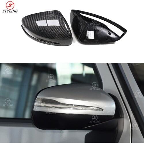 For BENZ G-CLASS Rear View Mirror Cover AMG G500 G350 W464 G63 GLE 43 63 W167 Carbon Fiber Side Mirror Cover 2019 UP