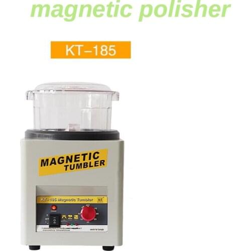 Electric Magnetic polishing machine cleaning polishing KT-185 magnetic deburring equipment, jewelery Magnetic Polishing Machine