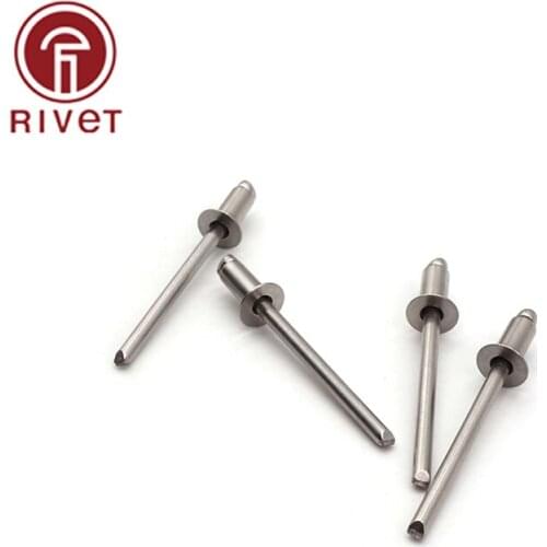 ISO 15984 M3.2 50PCS/100PCS Stainless Steel Blind Rivets Open End Countersunk Head Rivets Decorative Rivets