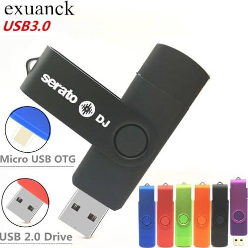Custom Logo Usb 3.0 OTG USB Flash Drive for Smart Phone/Tablet/PC 8GB 16GB 32GB 64GB 128GB Pendrive High Speed Pen Drive
