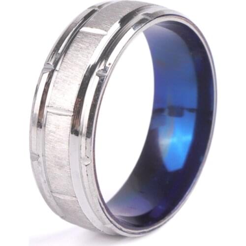 Fashion Mens Stainless Steel 8mm Ring Male Wedding Bands Size 6-13 Accessories Jewelry For Men Best Gift