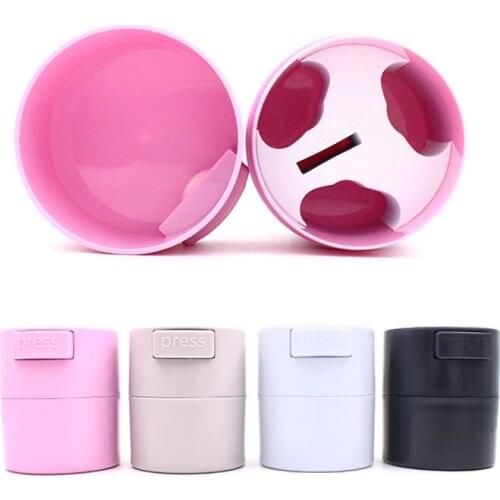 Durable Eyelash Glue Storage Tank Activated Carbon Sealed Storage Jar Stand Container for Eyelashes Extension Glue 4 Colors