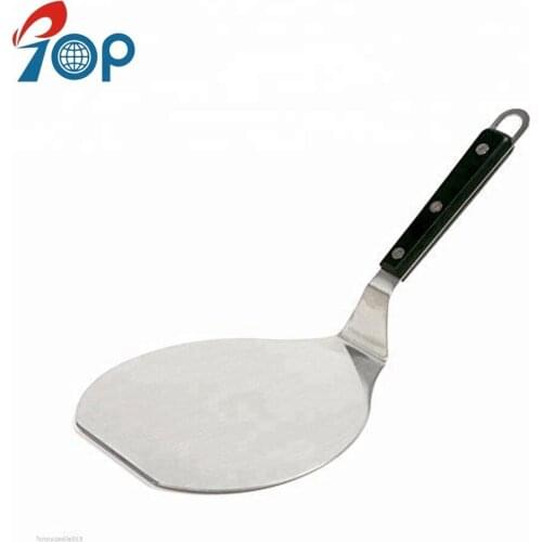 16.5cm 6.5" Stainless Steel Baking Tool Cake Lifter Round Spatula Chef Pizza Peel Cake Shovel With Hanging Hole
