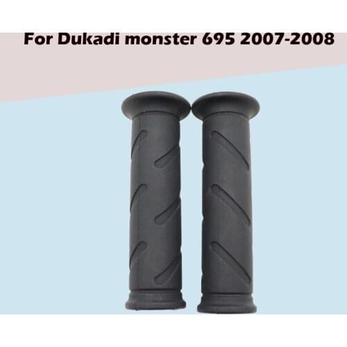 Motorcycle Modified Parts Anti-skid Handlebars And Rubber Handlebars For Dukadi Monster 695 2007-2008