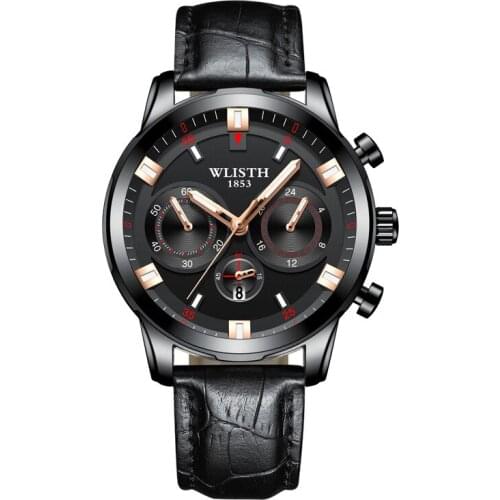 Mens Sports Watches Three-Pin Luminous Calendar Waterproof Male Wrist Watch Steel Belt Quartz Watch Ofertas Relampago Present