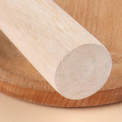 New Natural Wooden Rolling Pin Making Cake Pizza Bread Noodles Dumpling Kitchen Cooking Tool