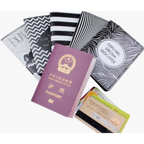 2020 New Women Men Travel Credit Card Cover Travel Passport Cover Card Case Holder Travel ID&Document Passport Holder