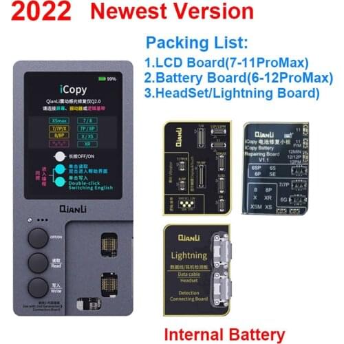 Qianli iCopy Plus Original Color Repair Programmer for Phone 7 8P XR XSMAX XS 11 Vibration/Touch/Photosensitive/Battery Repair