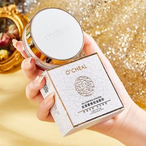 Whitening Loose Powder for Makeup Powder Color Waterproof Facial Powder Make Up Girl Face Powder with Oil Control Pressed Powder