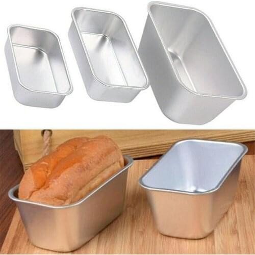Rectangular Stainless Steel Cake Baking Tray Mold Diy Candy Toast Mold Festival Party Bread Baking Tools Kitchen Supplies