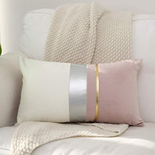 Luxury Velvet Cushion Cover 45x45cm 30x50cm Home Decor Patchwork Golden Sofa Pillow Cover Home Pillow Case Throw Cushion Covers
