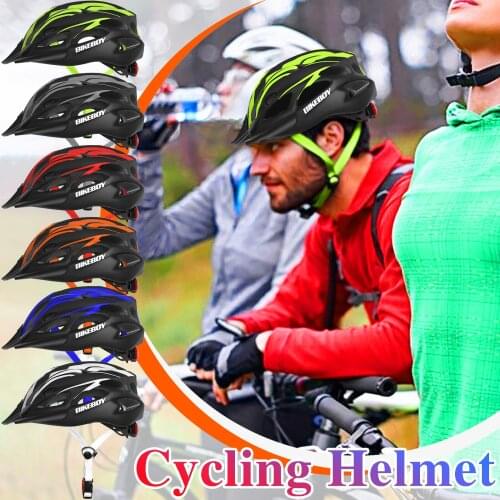 Mountain Bike helmets Mountain Bike Road Bike Bicycle Helmet With Tail Light Safety Hat cascos bicicleta mountain bike E2