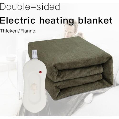 Warming Blanket Electric Blanket Pure American Standard 110V Foreign Trade Thickened Flannel Electric Heating Blanke