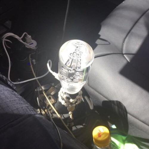 10/15/20 cm 100mm 150mm 200mm Universal LED Light Color Changing Crystal Bubble Gear Shift Knob Manual 5 6 Speed Shifter Lever