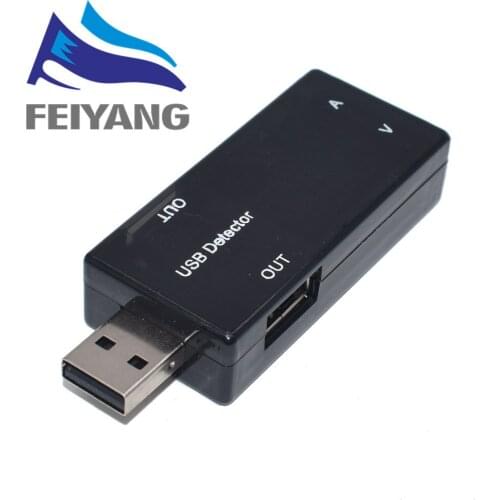 USB Current Voltage Charging Detector Mobile Power Current and Voltmeter Ammeter Voltage USB Charger Tester Double Row Shows